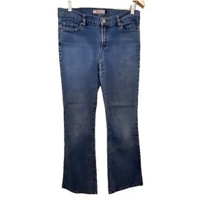 Vtg Rampage Jeans Women's Size 9 Blue Faded Low Rise Flare  Leg Y2K‎ Grunge